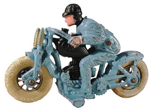 c.1932 Hubley, No.649 Harley-Davidson Hill Climber Motorcycle