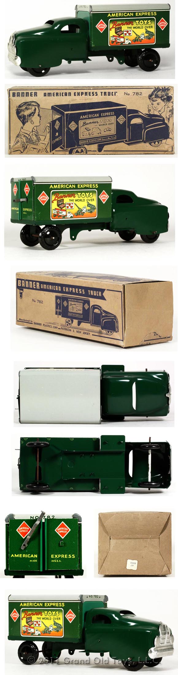 1951 Banner American Toy Express Truck In Original Box