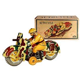 1937 K.T, Autocycle Sparkling Military Motorcycle in Original Box
