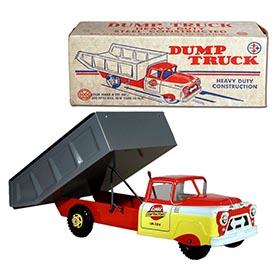1964 Marx, Heavy Duty Lumar Contractors Dump Truck in Original Box