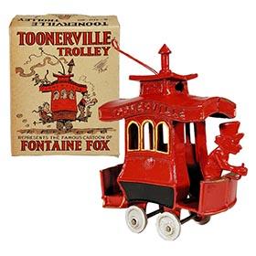 c.1924 Dent Hardware Co., Toonerville Trolley in Original Box