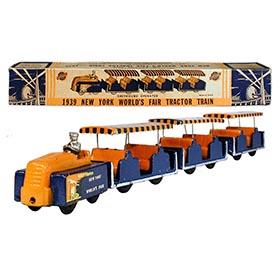 1939 Arcade, No. 7290 New York World's Fair Tractor Train in Original Box