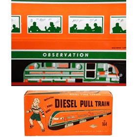 1950 Wolverine, Diesel Pull Train in Original Box
