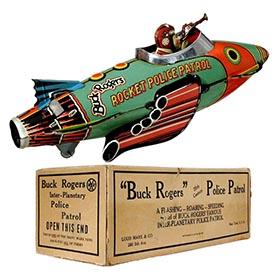 1935 Marx, Buck Rogers 25th Century Rocket Police Patrol in Original Box