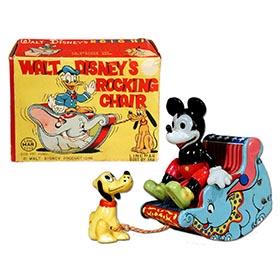 c.1955 Linemar, Walt Disney's Rocking Chair in Original Box