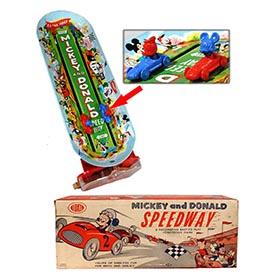 c.1958 Ideal, Mickey and Donald Speedway in Original Box