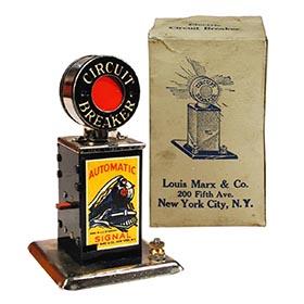 c.1938 Marx, No. 420 Electric Circuit Breaker in Original Box