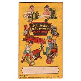 1925 Keystone, Original 32pg. Color Toy Catalog