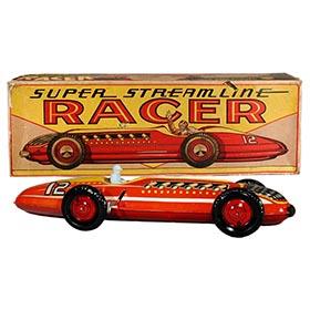 c.1948 Marx, Super Streamline Racer #12 in Original Box
