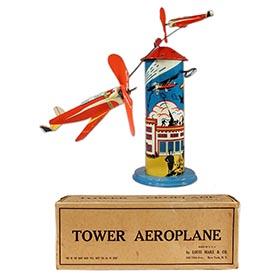 c.1947 Marx, Tower Aeroplane (Version 2) in Original Box