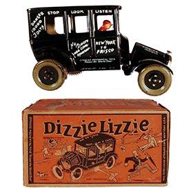 1925 Strauss, Dizzie Lizzie (Leaping Lena) Automobile in Original Box