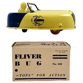 c.1929 Buffalo Toy & Tool Works, Mechanical Fliver Bug in Original Box