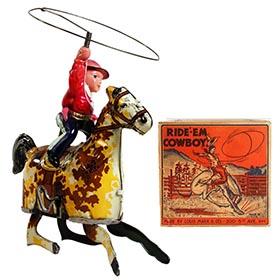 c.1925 Marx, Ride'-Em Cowboy in Original Box