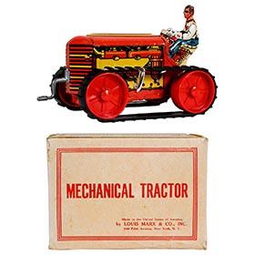 1950 Marx, Mechanical Tractor in Original Box
