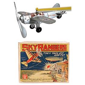 1933 Unique Art Mfg. Co., Sky Rangers in Original Box