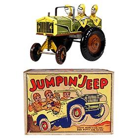 1947 Marx, Jumpin Jeep in Original Box