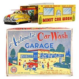 1954 Marx Automatic Car Wash Garage in Original Box