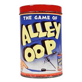 1937 Royal Toy, The Game of Alley Oop in Original Can