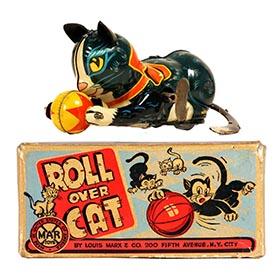 1951 Marx, Roll Over Cat in Original Box