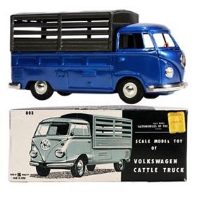 c.1964 Bandai, Volkswagen Bus Cattle Truck in Original Box