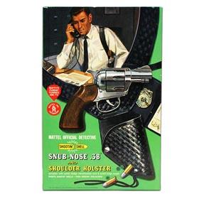 1959 Mattel, Detective Snub Nose .38 & Holster in Box