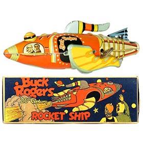 1934 Marx, Buck Rogers 25th Century Rocket Ship in Original Box