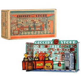 1930 Marx, Home Town Grocery Store in Original Box