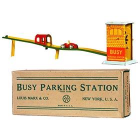 1932 Marx, Busy Parking Station in Original Box
