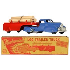 1951 Marx, Mechanical Log Trailer Truck in Original Box