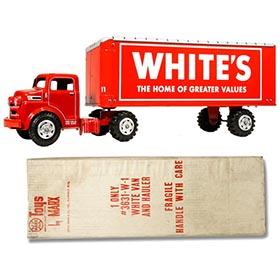 1955 Marx, White's Tractor Trailer Truck in Original Box
