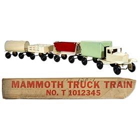 1928 Girard, 8pc. Mammoth Truck Train in Original Box