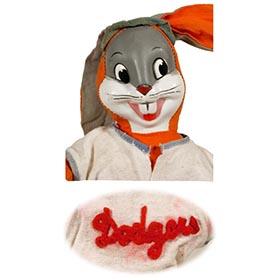 c.1945 Brooklyn Dodgers Bugs Bunny Plush Toy