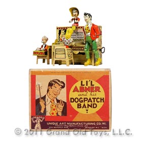 1946 Unique Art Mfg Co., Lil' Abner Band In Original Box