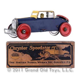 1926 Girard Mechanical Chrysler Speedster In Original Box