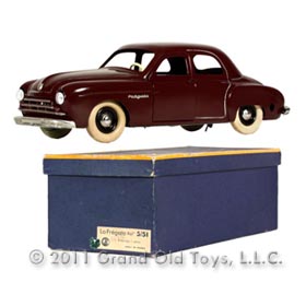1948 CIJ Renault Lafregate Clockwork Sedan In Original Box