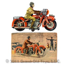 1949 Arnold No 563 Motorcyclist In Original Box