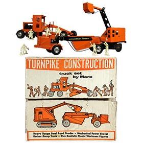 1965 Marx, Turnpike Construction Set in Original Box