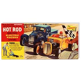 1960, Lindberg Hot Rod Electric Racers in Original Box