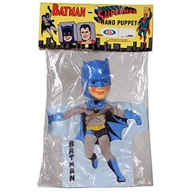 1965 Ideal, Batman Hand Puppet in Factory Sealed Bag