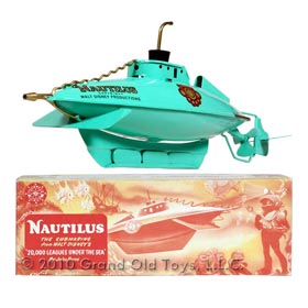1954 Sutcliffe 20,000 Leagues Nautilus Submarine In Original Box