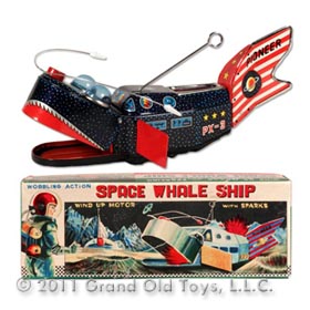 c.1957 Yoshiya, Space Whale Ship In Original Box
