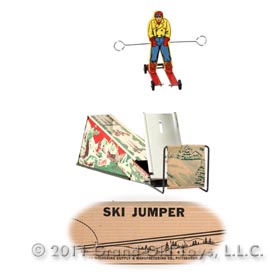 c.1946 Wolverine No. 32 Ski Jumper In Original Box