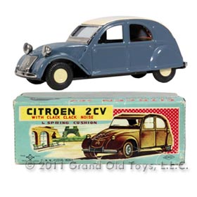 c.1961 Daiya Citroen 2cv In Original Box