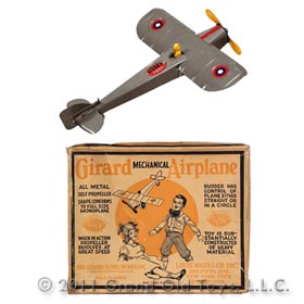 1923 Girard/Marx No 6 Mechanical Airplane In Original Box