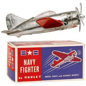c.1946 Hubley No.467 Navy Fighter Plane in Original Box