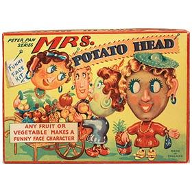 c.1954 England, Mrs. Potato Head in Original Box