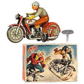 1947 Arnold MAC 700 Motorcycle (Red Version) in Original Box