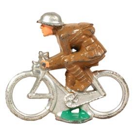 c.1939 Manoil, No.50 Bicycle Despatch Rider