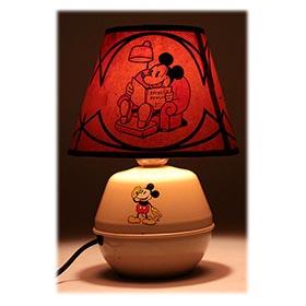1935 Soreng-Manegold, Mickey Mouse Lamp with Rare Original Shade