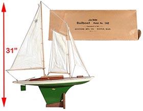 1930 Jacrim Mfg. (Keystone), No.142 Seaworthy Schooner in Original Box
